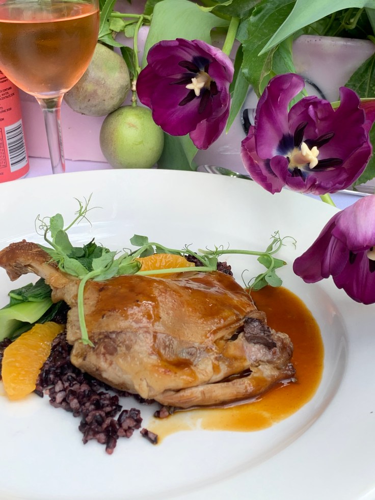 Jacques Raymond’s Duck a l’orange.